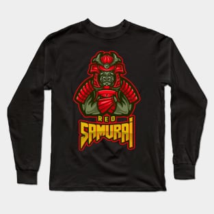 Red Samurai Story Long Sleeve T-Shirt